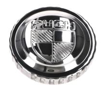 Tankdeckel Bajonett verchromt mit " Puch-Logo " für Puch Maxi