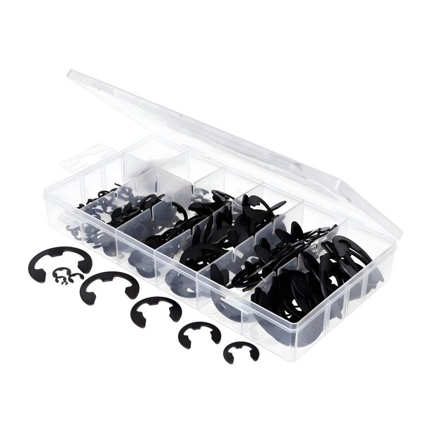 Shaft circlips assortment box outer rings 1.5 - 22 mm 300 pieces