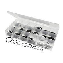 Shaft lock rings assortment box inner and outer rings 255-piece