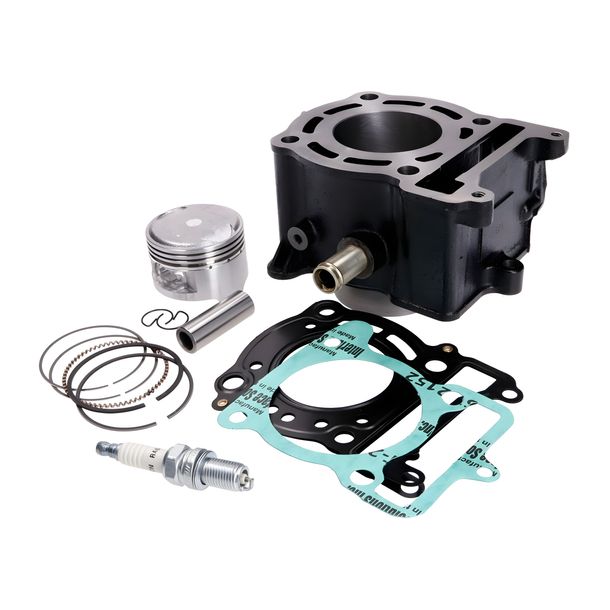 125cc 53,7 mm cilinderset voor Yamaha Majesty, Teos, Benelli Velvet, Madison, Italjet Jupiter, Malaguti F12, MBK Skyliner LC 125 4T 2V