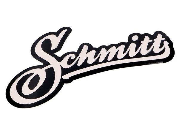 Sticker Schmitt 12x8cm bianco