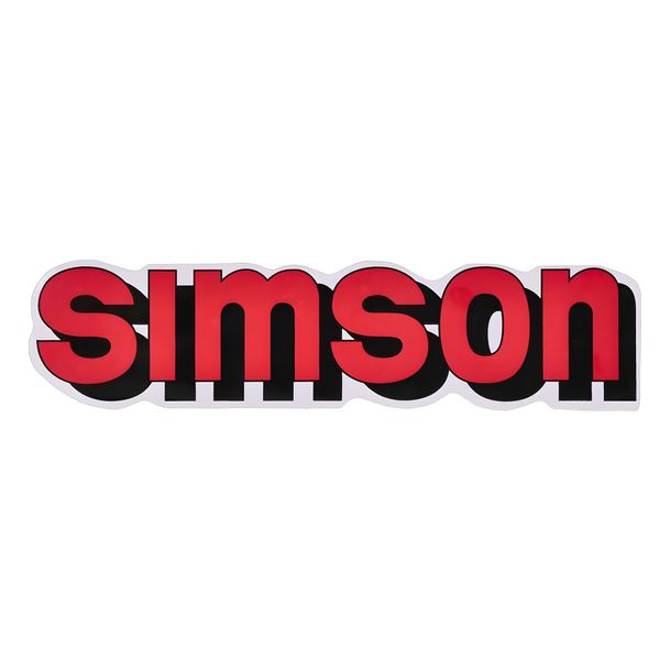 Lettering BestPrice foil/sticker tank black for Simson S51