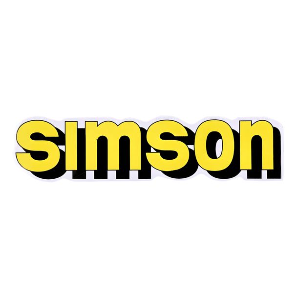 Lettrage BestPrice réservoir d'aluminium/autocollant noir pour Simson S51