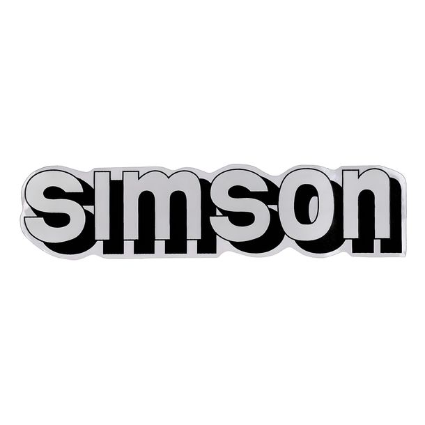 Lettrage BestPrice réservoir d'aluminium/autocollant noir pour Simson S51