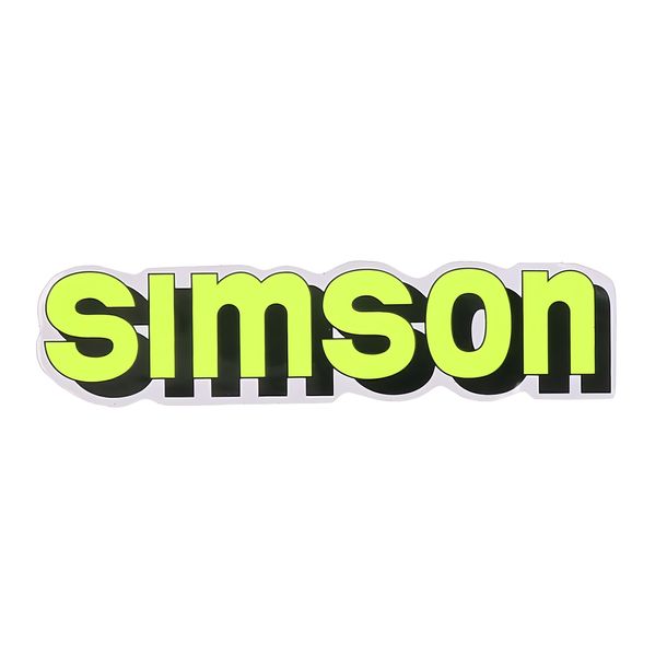 Nápis BestPrice fólie / nálepka na nádrž černá pro Simson S51