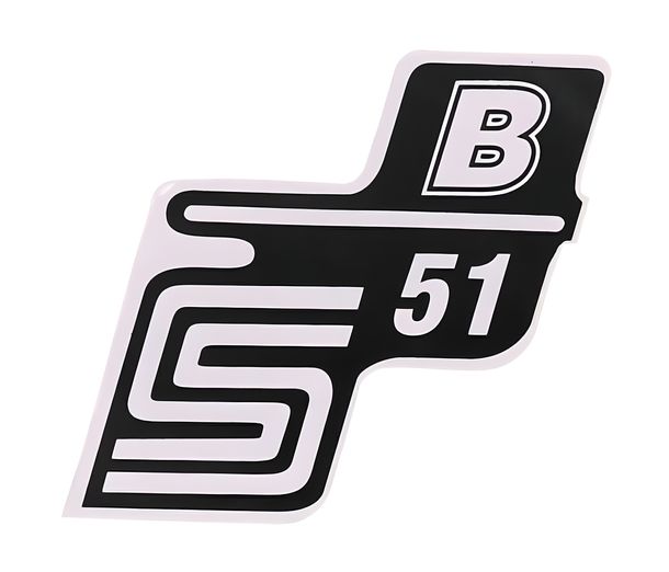 Lettering BestPrice S51 B foil/sticker for Simson S51