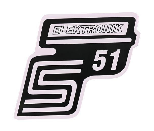 Schriftzug BestPrice S51 Elektronik Folie / Aufkleber für Simson S51
