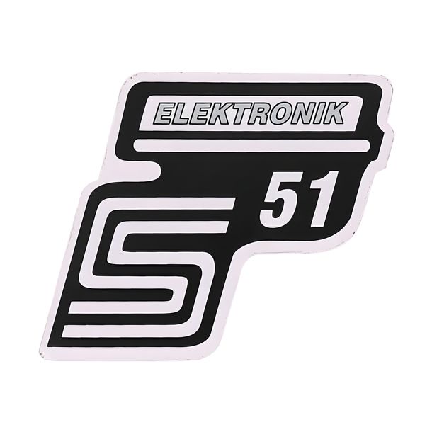 Schriftzug BestPrice S51 Elektronik Folie / Aufkleber für Simson S51