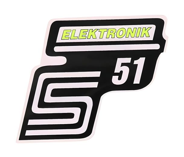 Nápis BestPrice S51 elektronika fólie / nálepka pro Simson S51