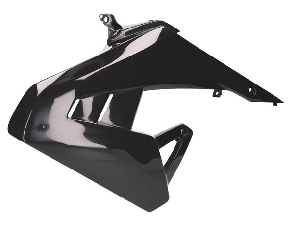Coperchio radiatore Derbi, sinistra, nero, senza decorazioni, 2B004326000W0N, Aprilia SX RX 50 ccm