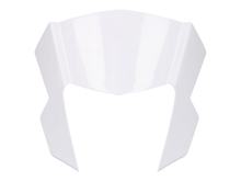 Copertura faro faro Derbi telaio, bianco, senza decorazioni, 2B004320000W0B, Gilera RCR SMT Euro 4 50 ccm Anno 2011 - 2018