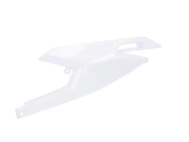 Panneau latéral Derbi, gauche, sans décor, 2B004330000W0B pour Aprilia SX RX, Derbi Senda R X-Treme Gilera RCR SMT Euro 4 DRD SM 50 ccm