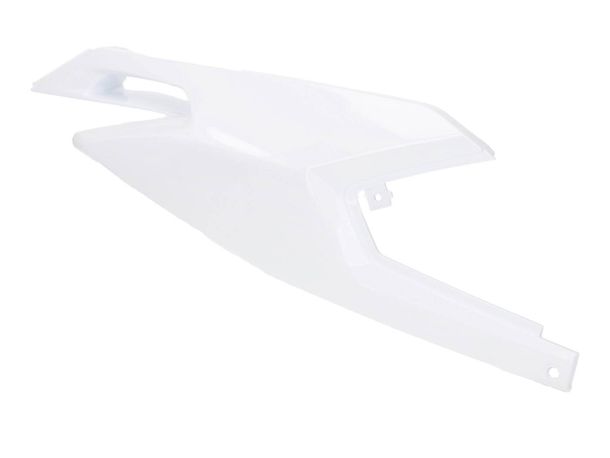 Panneau latéral Derbi, droite, sans décor, 2B004329000W0B pour Aprilia SX RX, Derbi Senda R X-Treme Gilera RCR SMT Euro 4 DRD SM 50 ccm