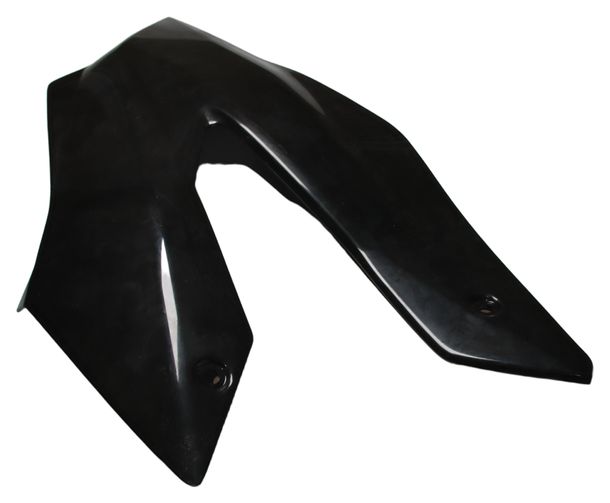 Cache Aprilia, droit, noir, sans décor, 86596000W0N pour Aprilia SX ABS RX, Derbi Senda R 4V DRD SM Malaguti X3M Enduro Motard Baja 125 ccm Année 2009 - 2022