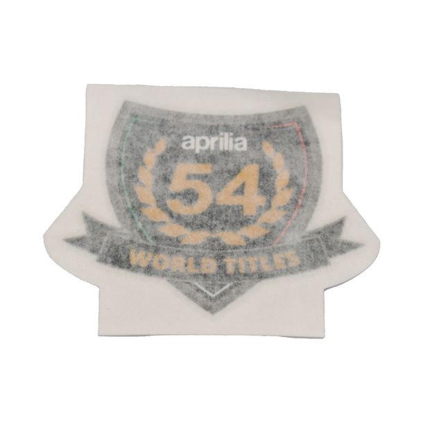 Autocollants Decor Aprilia, 54 titres mondiaux, 2H000874 pour Aprilia RS4 RS ABS Tuono V4 RR Factory RSV4 RF i.e. 50 - 1100 ccm Année 2011 - 2022