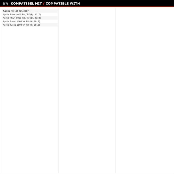 Dekor Aprilia Sitzabdeckung, 2H001624 – Bild 7