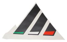 Dekor Aprilia Aufkleber Schild, links, 2H004141 für Aprilia SXR 4T 3V E5 HE New Comfort BSVI 50 / 160 ccm