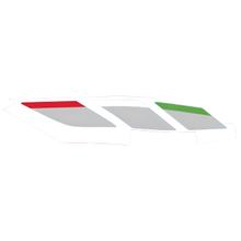 Autocolante Decorativo Aprilia, lado direito, 2H004357 para Aprilia Tuono V4 RR RSV4 1000 RF 1100 ccm Ano 2020 - 2022