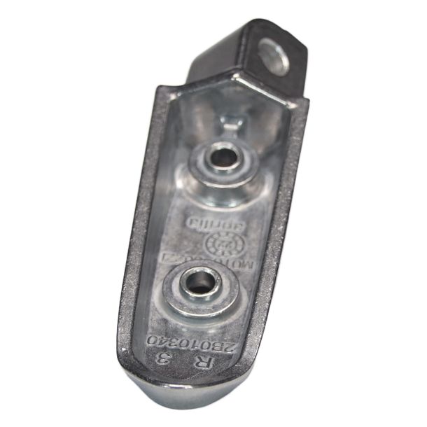 Repose-pieds passager Aprilia, droit, AP8145008 pour Aprilia Tuono ABS Mana SL Shiver GT, Moto Guzzi V9 Bobber Dorsoduro Tuareg E5 Caponord Rally ATC Année 2007 - 2022
