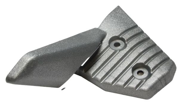Housse de repose-pieds Aprilia, droit, argent, AP8268081 pour Aprilia SR R LC Sport 50 ccm Année 2003 - 2005