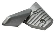 Fußrastenabdeckung Aprilia, rechts, silber, AP8268081 für Aprilia SR R LC Sport 50 ccm Bj. 2003 - 2005