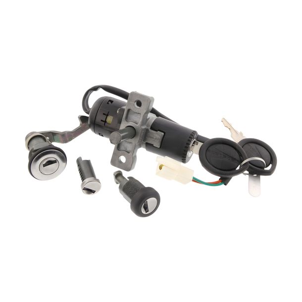 Ensemble de serrures Aprilia AP8202350 pour Aprilia Scarabeo Di-Tech AC 50 ccm