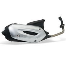 Échappement Piaggio avec homologation, complet avec protection thermique, 150 ccm 4T 3V E4, 1A0076735 pour Piaggio Liberty 3V 150 ccm