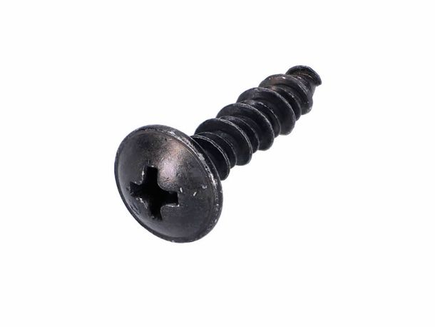 Piaggio cross slot tapping screw, black, 20 mm, 267958 for Vespa GTS 3 Super, Piaggio Typhoon 5 Gilera Runner 18 FXR Skipper FX NRG Power AC SP LC TPH
