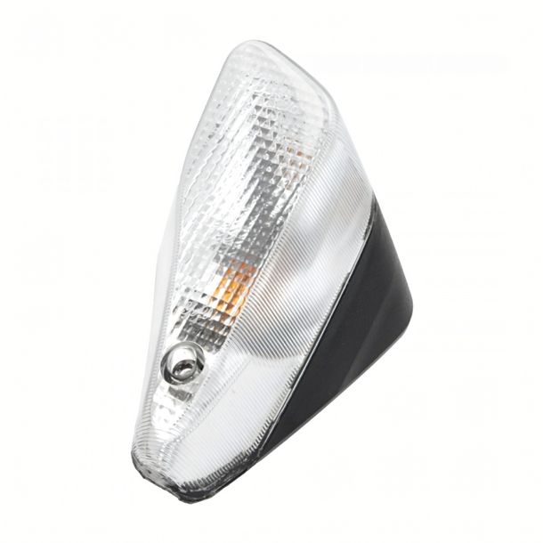 Clignotant Piaggio, avant, gauche, blanc pour NRG Power, 642600