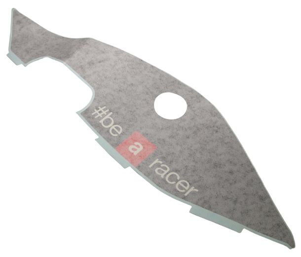 Decor Piaggio sticker, be a racer, left, 2H003032 for Aprilia Tuono V4 Factory 1100 ccm Year 2019