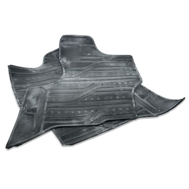 Fußmattensatz Piaggio, Gummi, schwarz, 1E003835