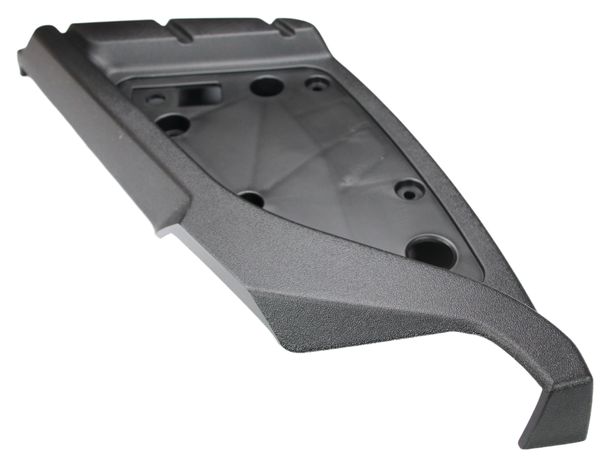 Piaggio footboard foot cover, right, black, coloured, 654362000C for Gilera Fuoco 500 ccm