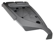 Piaggio footboard foot cover, right, black, coloured, 654362000C for Gilera Fuoco 500 ccm