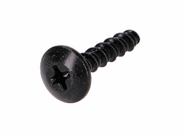 Vite autofilettante Piaggio con intaglio a croce, 4,0 x 20 mm, nera, 258146 per Vespa GTS i.e. Touring 4V HPE 3 Yacht Club Super Tech Sport Sei Giorni