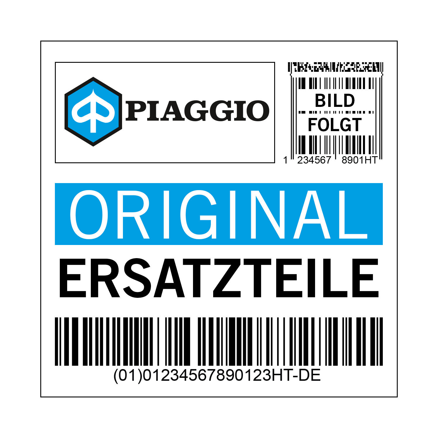 Inspektionsklappe Piaggio Servicedeckel, grau für Fly, 621989000D 