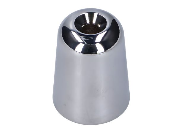 Handlebar end weight Piaggio handlebar weight, 27.5 g, 38x40 mm, chrome, 271433 for Gilera Runner FXR FX, Piaggio NRG Power AC Hexagon SP LC 1 VX X9 Evolution