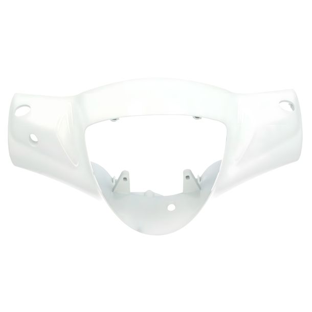 Stuurkap Piaggio, voor, wit, BZ wit stella 595, 1B004873000BZ voor Piaggio Liberty 3V Iget Euro4 50 / 125 cc