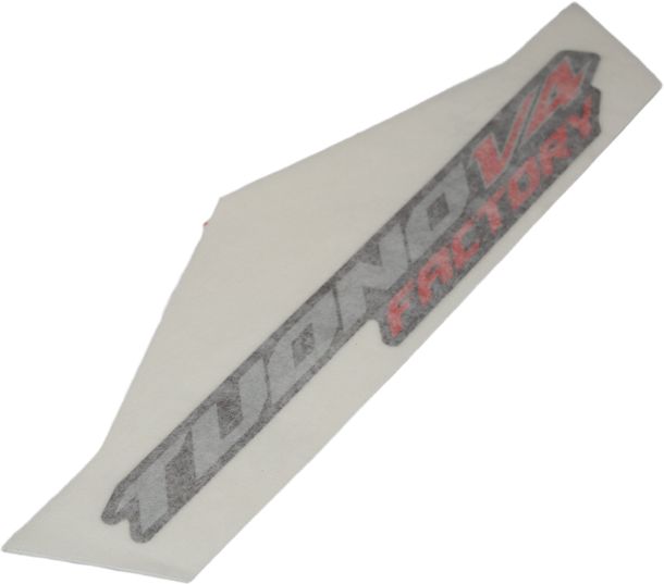 Emblème de lettrage Piaggio, Tuono V4 Factory, 2H003741 pour Aprilia Tuono V4 Factory 1100 ccm Année 2020