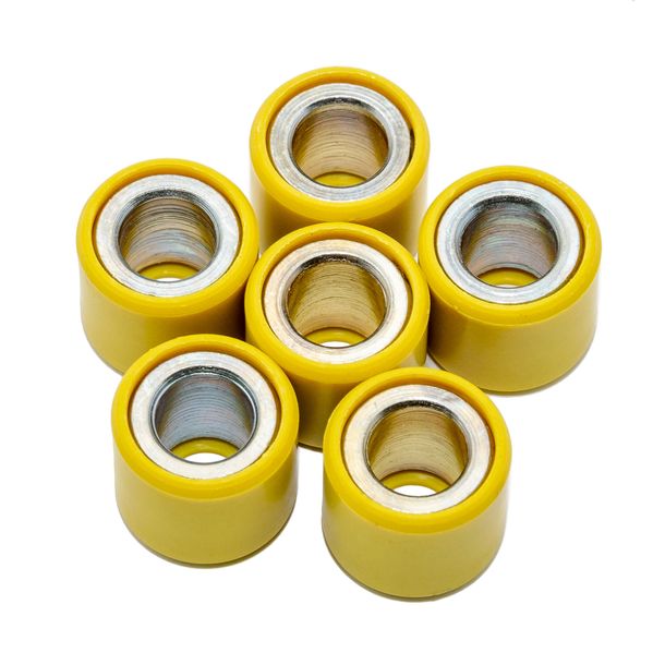 Variomatikgewichte Piaggio Satz Variorollen 19x17mm, 16,0g, 6 Stück, CM1024015 für Gilera Runner FX SP, Piaggio Hexagon LX 125 ccm