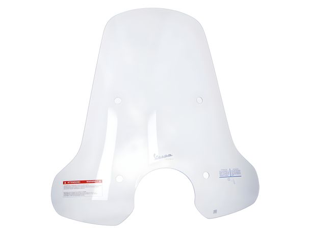 Parabrisas grande con soporte Piaggio, transparente, 1B006338