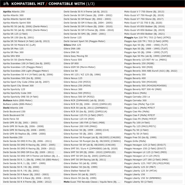 Zündkabel Piaggio, 080341 für Vespa GTS i.e. Touring 4V HPE Yacht Club Super Sei – Bild 4