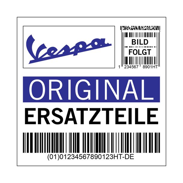 Funda moto Vespa interior, poliéster, gris, 605420M – Bild 1