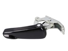 Repose-pieds Vespa, droit, noir, brillant, CM017204 pour Vespa GTS i.e. Touring 4V HPE 125 / 300 ccm