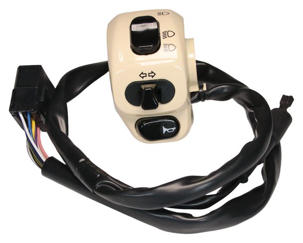 Lichtschalter Vespa, beige, M4 beige sienna 552, 64005400M4 für Vespa LX 50 ccm
