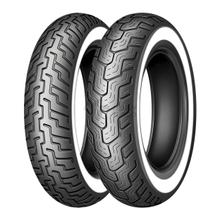 Pneu Dunlop D404 150/80 B16 71H TT WW blanc paroi arrière