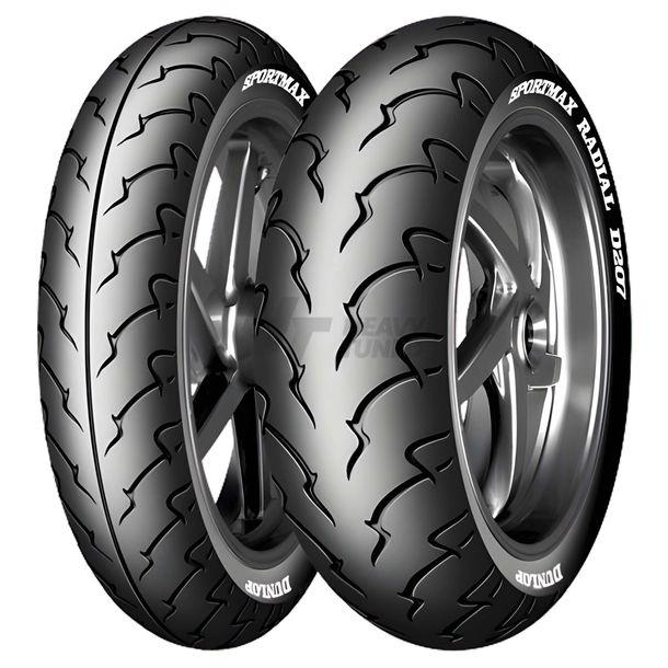 Pneumatico Dunlop D207 180/55 ZR18 74W TL posteriore