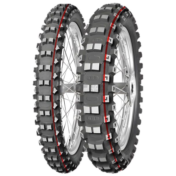 Neumático Mitas Terra Force MX MH Red Medium Hard 120/90-18 65M TT NHS trasero