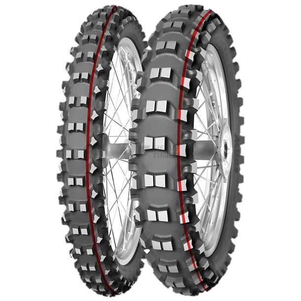 Neumático Mitas Terra Force MX SM Red&Yellow 120/90-18 65M TT NHS trasero
